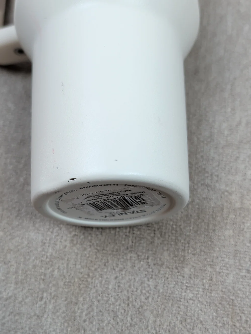 Stanley Cream Travel Mug with Handle - Insulated Drink Tumbler